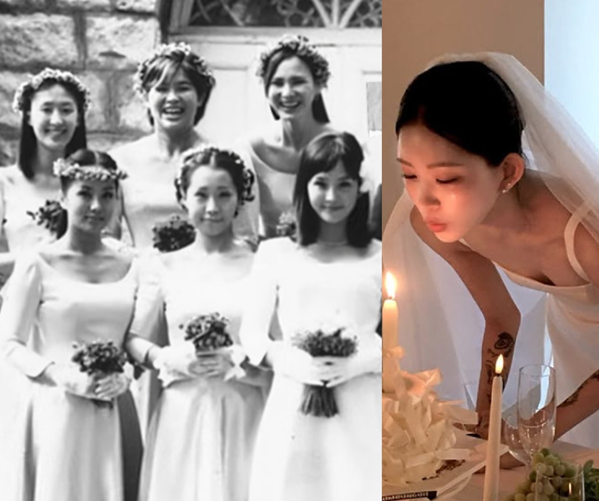 노란 수영복에 섹시한 몸매 어필하는 존예 처자