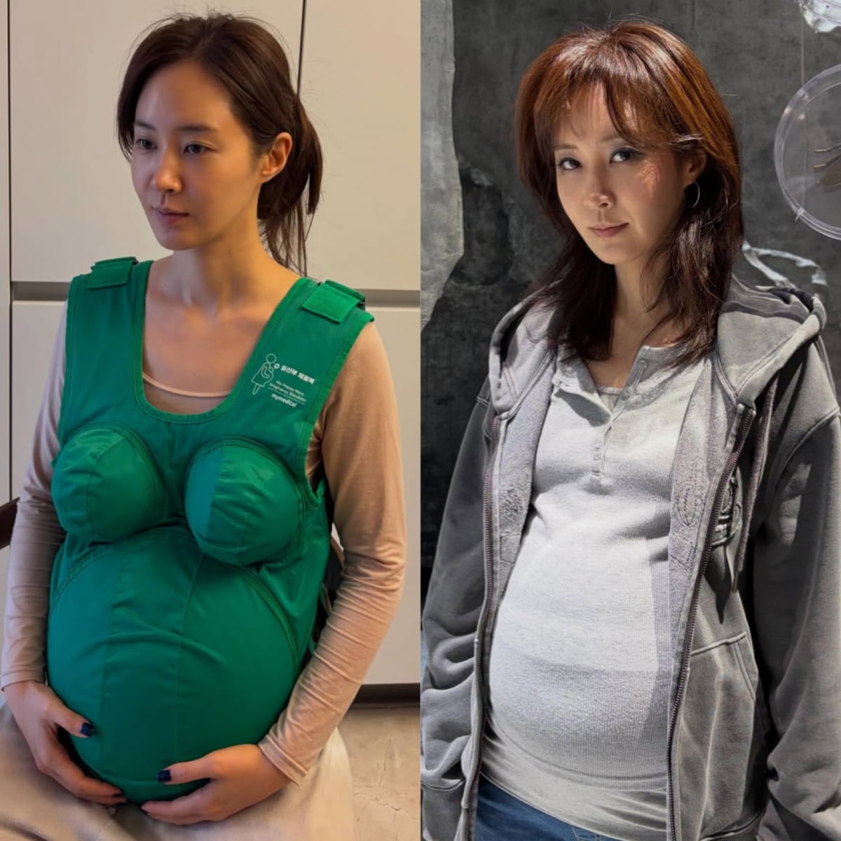 노란 수영복에 섹시한 몸매 어필하는 존예 처자