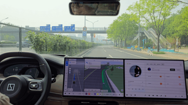 지커 8X 1열 공간. 김상욱 기자.