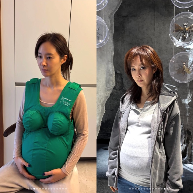노란 수영복에 섹시한 몸매 어필하는 존예 처자