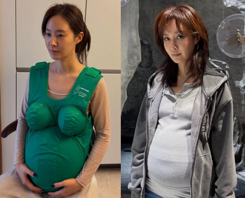 노란 수영복에 섹시한 몸매 어필하는 존예 처자