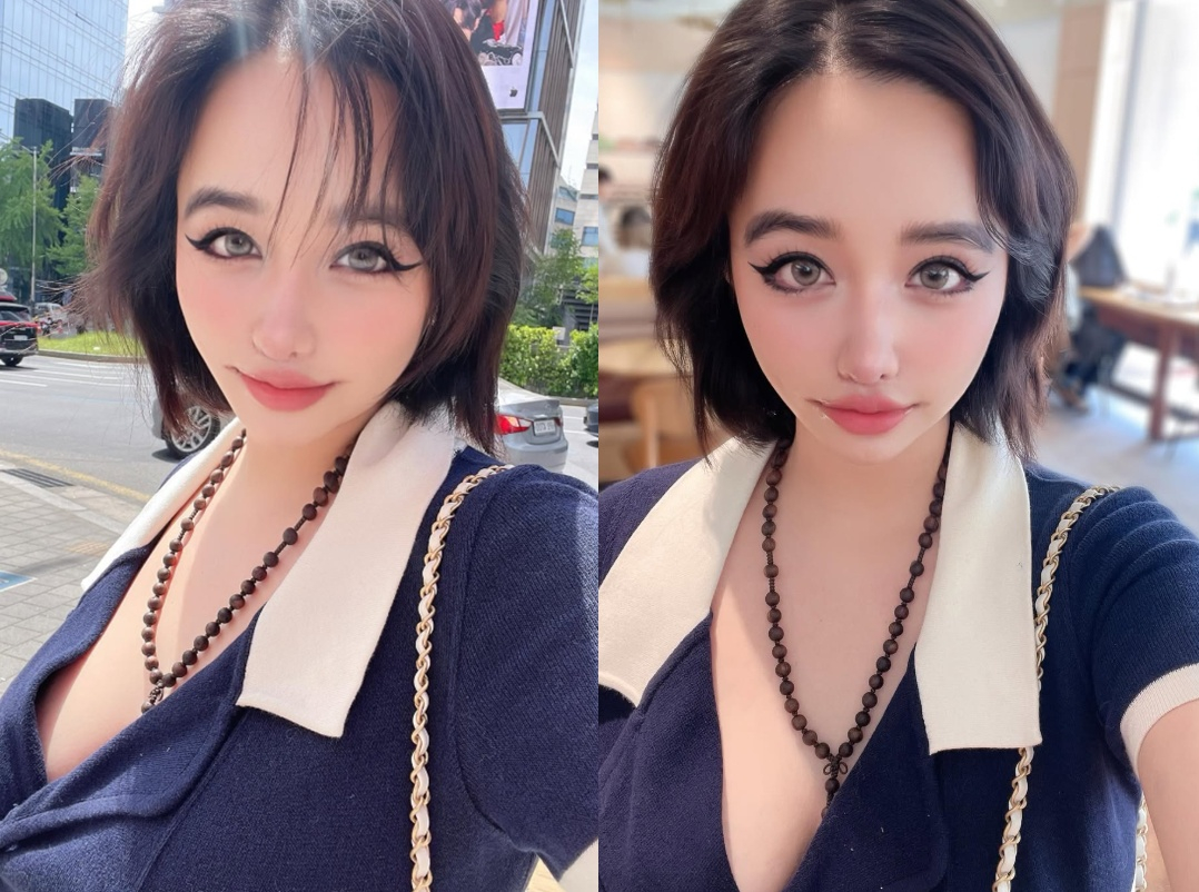 노란 수영복에 섹시한 몸매 어필하는 존예 처자