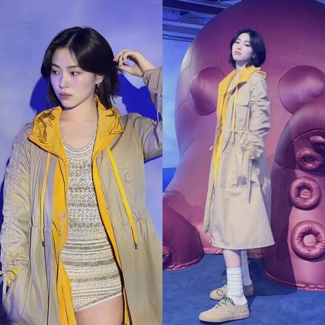 노란 수영복에 섹시한 몸매 어필하는 존예 처자