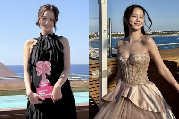 노란 수영복에 섹시한 몸매 어필하는 존예 처자