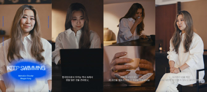 노란 수영복에 섹시한 몸매 어필하는 존예 처자