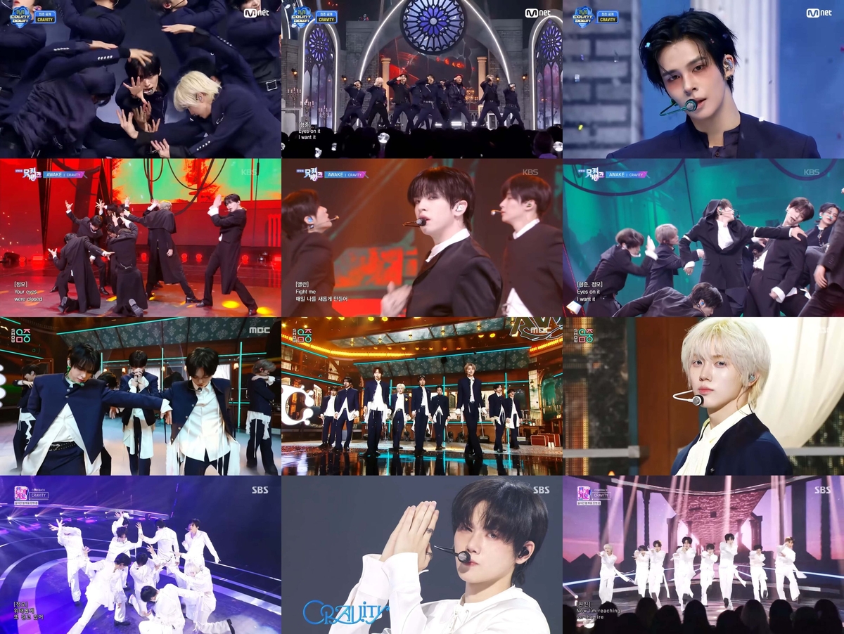 Mnet ‘M Countdown’, KBS2 ‘Music Bank’, MBC ‘Show! Music Core’, SBS ‘Inkigayo’ broadcast captures