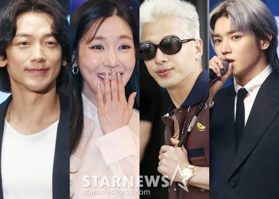 Rain, Tiffany Young, Taeyang, Taeyong /Photo=Star News