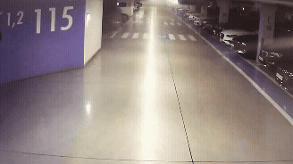 화재 당시 CCTV. 사진=강동소방서 제공