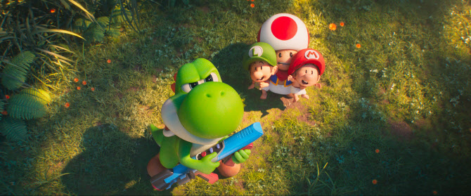 A Fan Movie for 'Nintendo Kids'? 'Super Mario Galaxy' and More Reviews! 2 A scene from the animation 'Super Mario Galaxy'. (Photo=Universal Pictures)