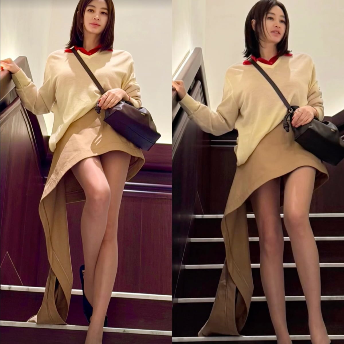 Kim Hye Soo, 56, Stuns with AI-Like Proportions: Fans Ask, 'Is Her Face Size and Leg Length For Real?' Kim Hye Soo, 56, Stuns with AI-Like Proportions: Fans Ask, 'Is Her Face Size and Leg Length For Real?'