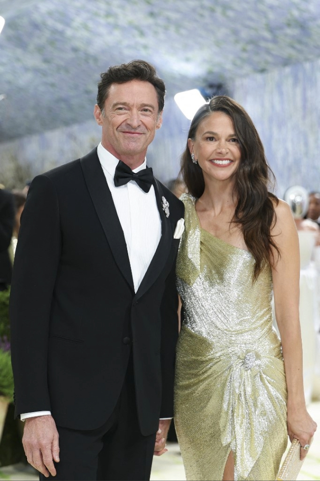 Hugh Jackman attending the 2026 Met Gala with his new lover
