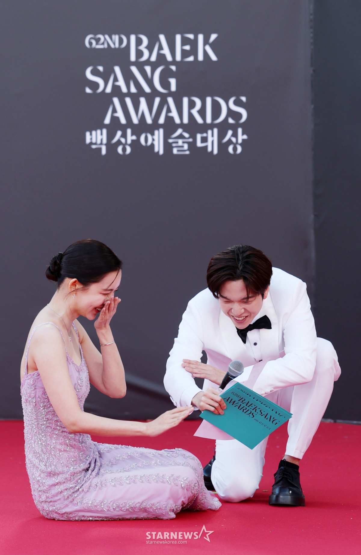 Actress Shin Hyun-bin attends the red carpet of the 62nd Baeksang Arts Awards held at COEX, Gangnam-gu, Seoul on May 8. /2026.05.08