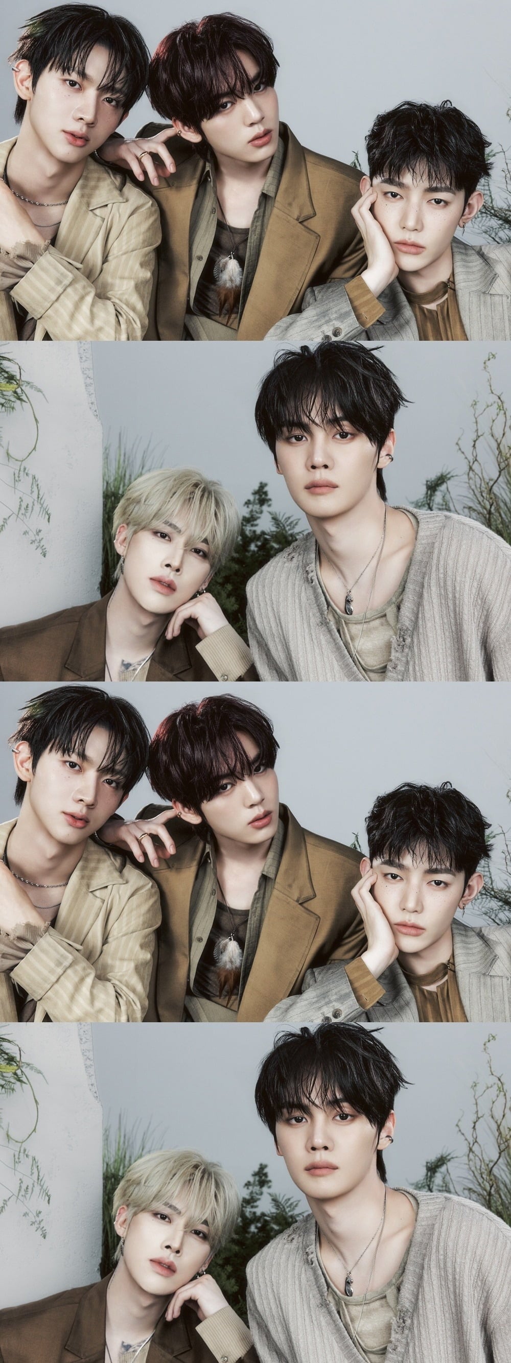 Group AND2BLE raised the debut heat with the sensory visuals of five unique members. / Photo provided by YH Entertainment