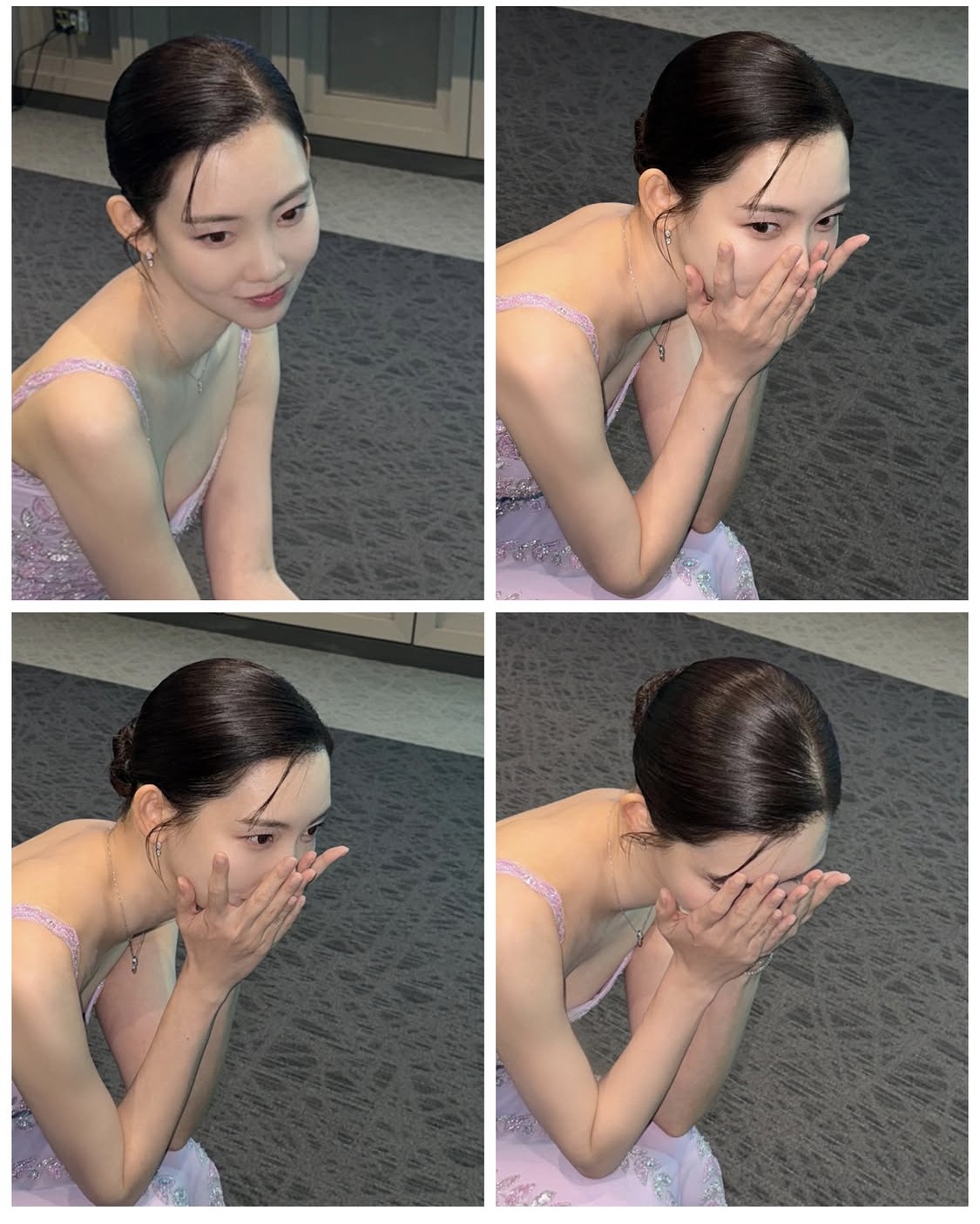 노란 수영복에 섹시한 몸매 어필하는 존예 처자