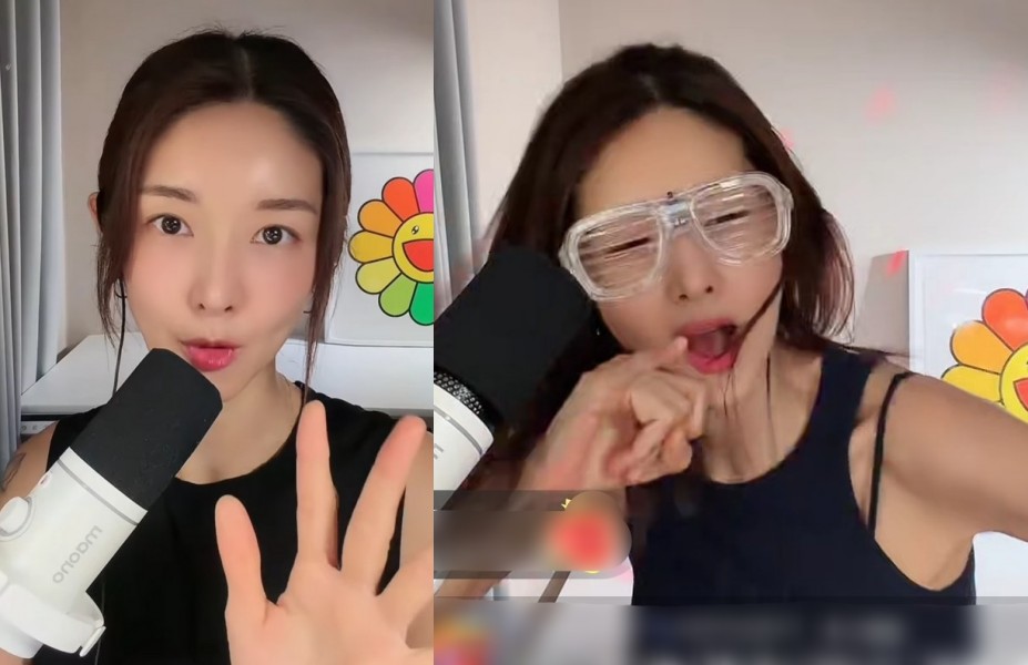 노란 수영복에 섹시한 몸매 어필하는 존예 처자