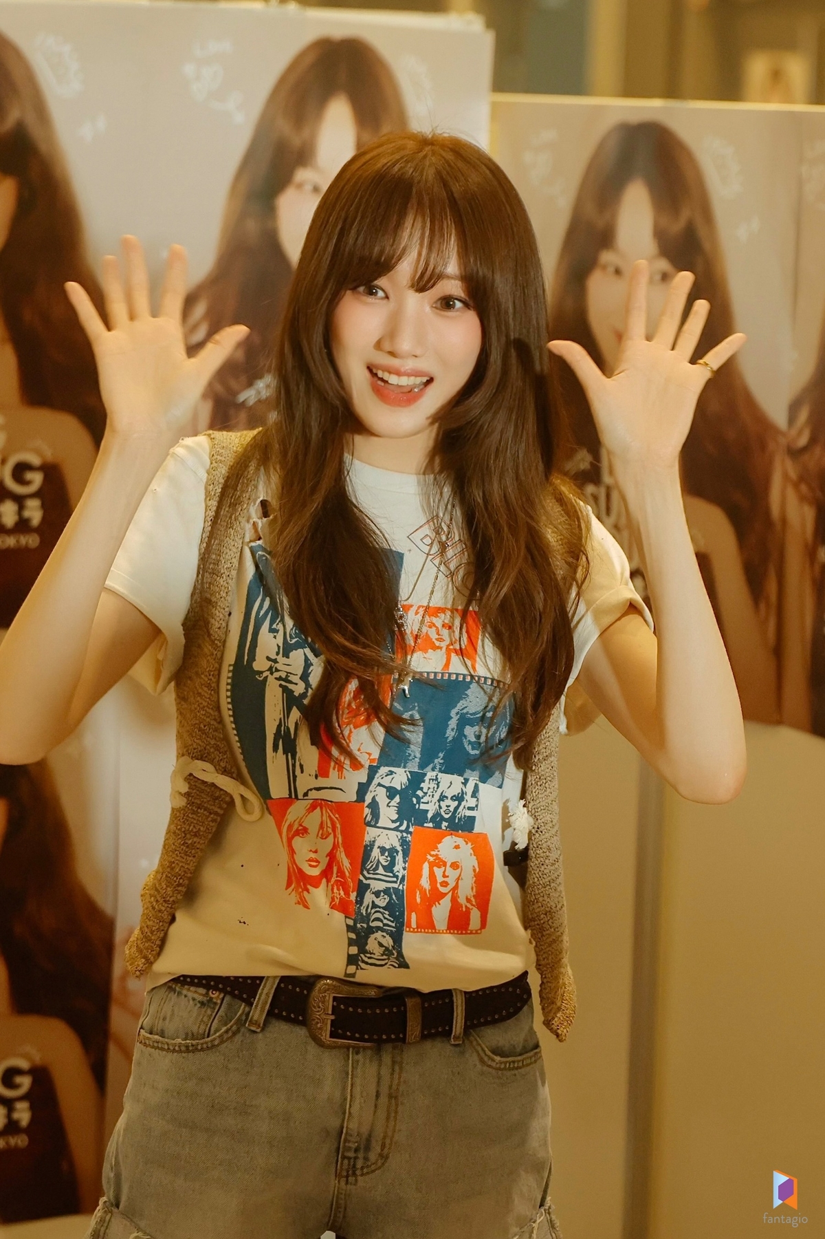 Actress Lee Sung Kyung during her Tokyo fan meeting on the 9th.