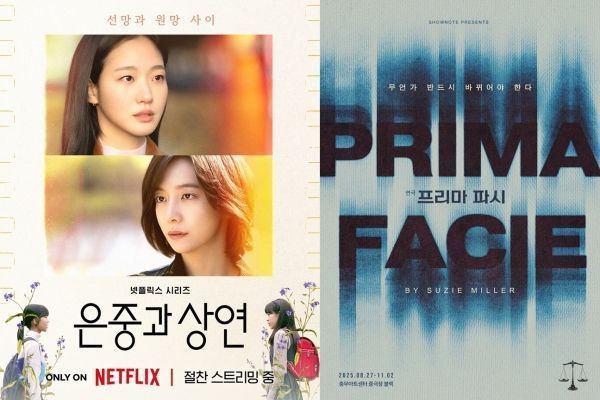Eunjung and Sangyeon, Prima Facie poster / Photo provided by Netflix, Show Note