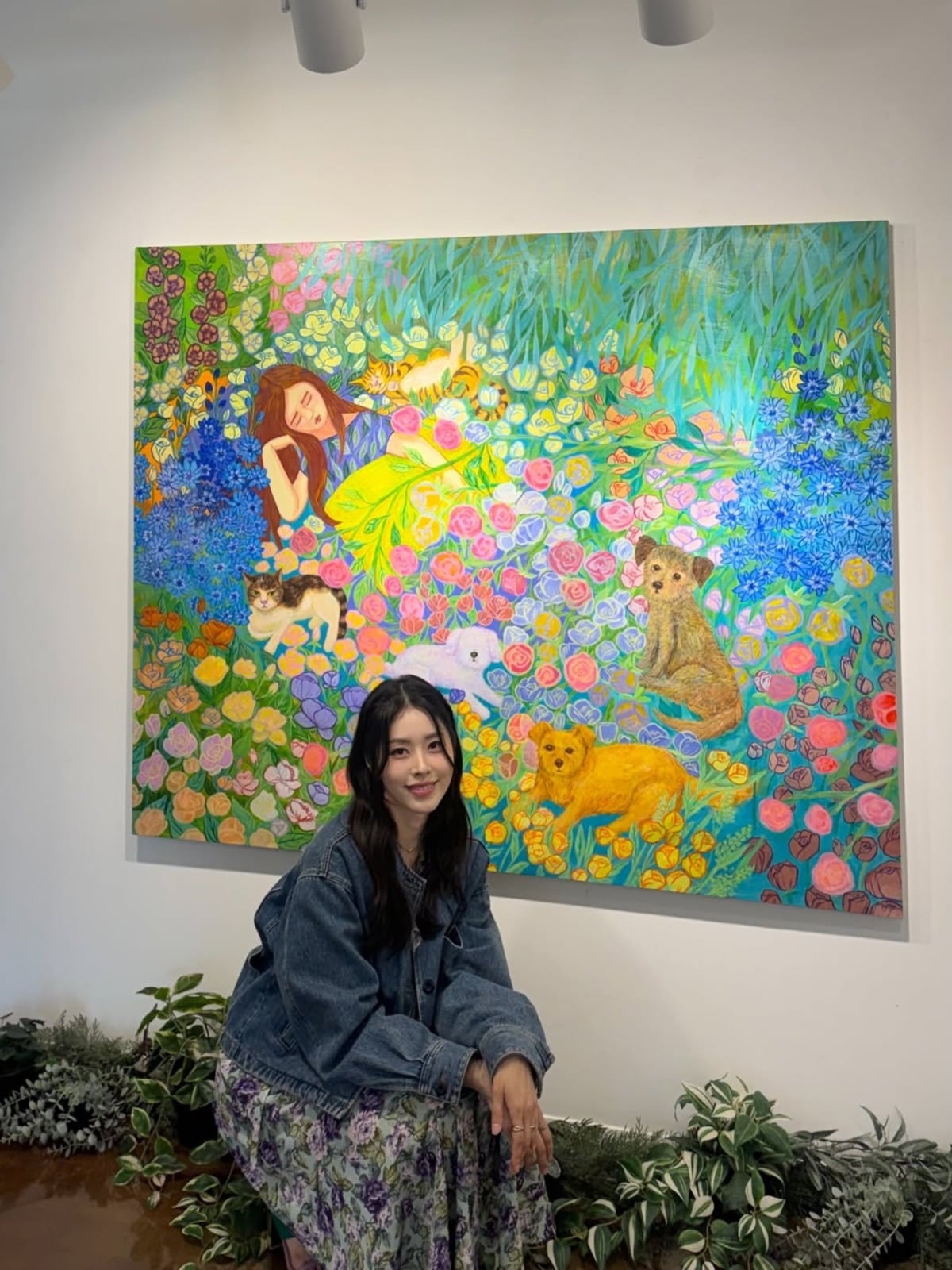Seo Dong-ju held her first solo exhibition. / Photo=Seo Dong-ju SNS