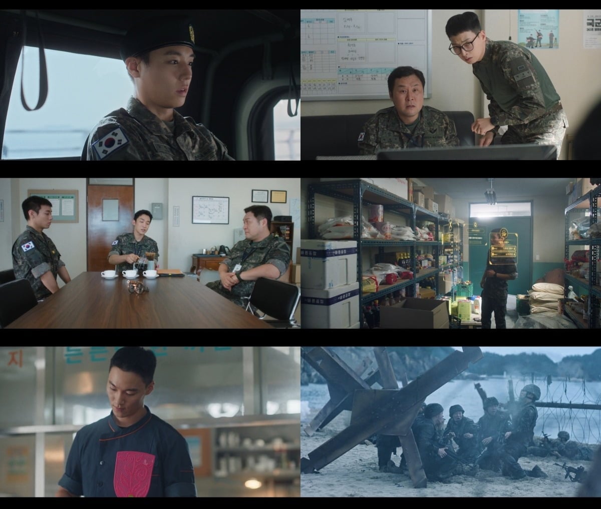 Park Jihoon is being praised for creating another life-defining character through his new work 'The Legendary Army Cook'. / Photo = TVING, tvN broadcast screen capture