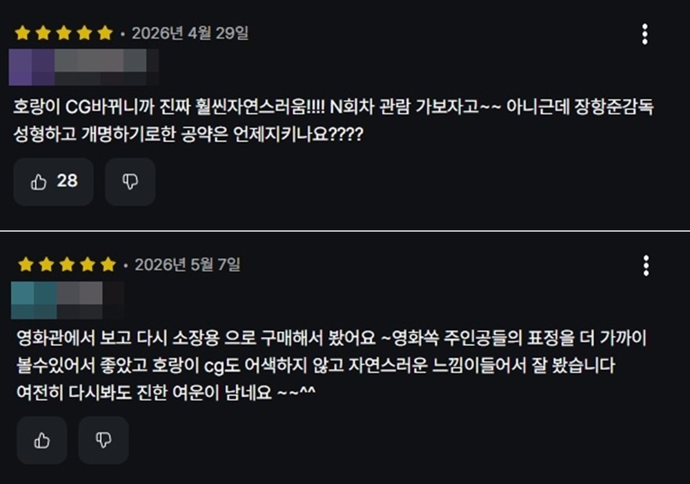 Capture of 'The Man Living with the King' review on Coupang Play