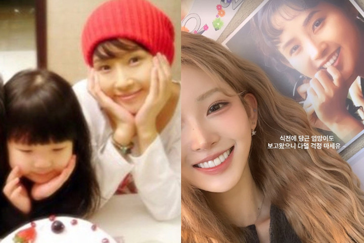 노란 수영복에 섹시한 몸매 어필하는 존예 처자