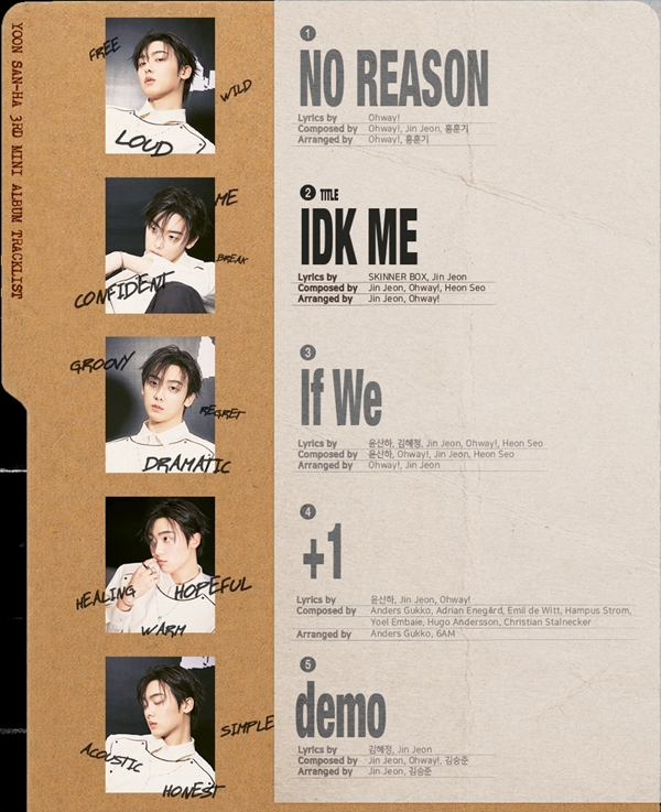 Yoon San-ha's 3rd mini album 'NO REASON'
