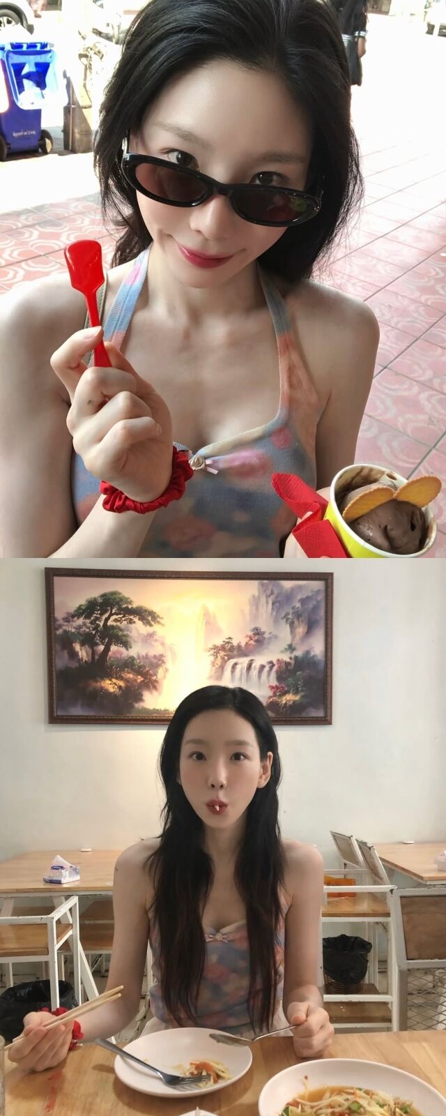 그룹 소녀시대 멤버 겸 가수 태연이 휴일을 만끽했다. / 태연 공식 소셜미디어