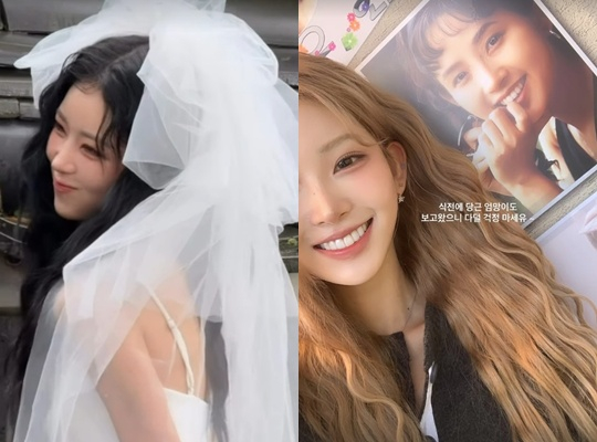 노란 수영복에 섹시한 몸매 어필하는 존예 처자