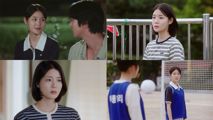 노란 수영복에 섹시한 몸매 어필하는 존예 처자
