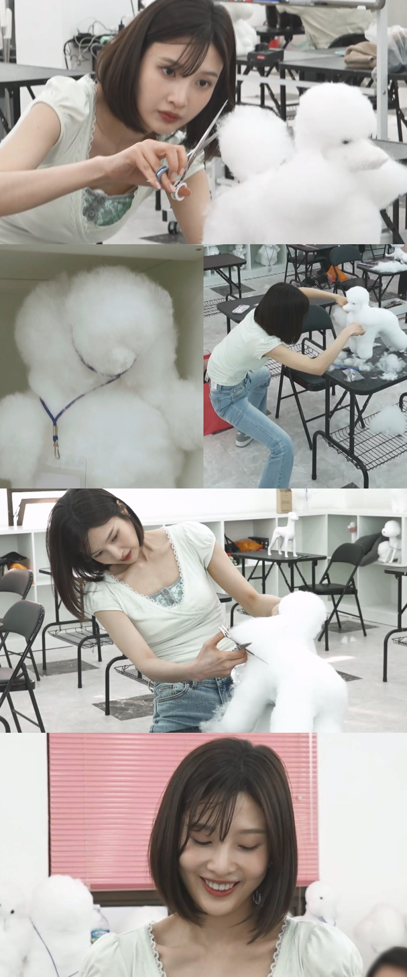 노란 수영복에 섹시한 몸매 어필하는 존예 처자