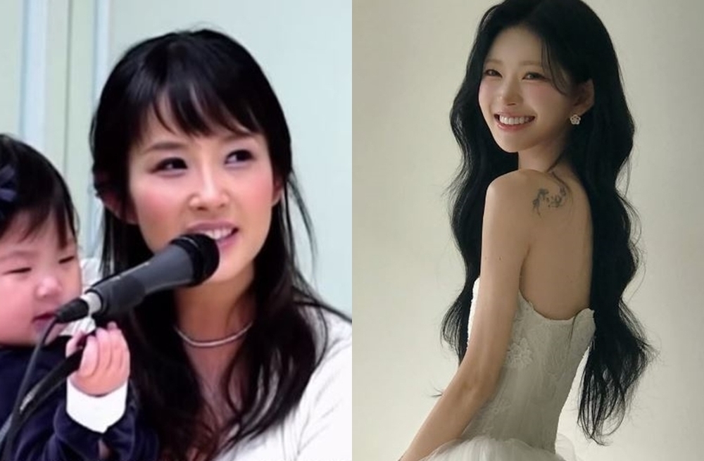 노란 수영복에 섹시한 몸매 어필하는 존예 처자