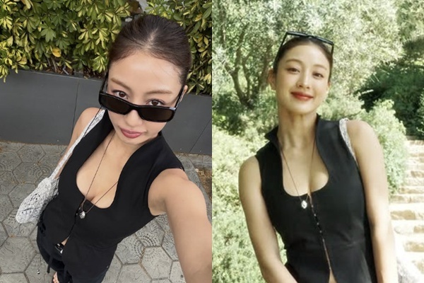TWICE's Jihyo Stuns with Every Angle in Spain, while Jeongyeon Playfully Complains! TWICE's Jihyo Stuns with Every Angle in Spain, while Jeongyeon Playfully Complains!