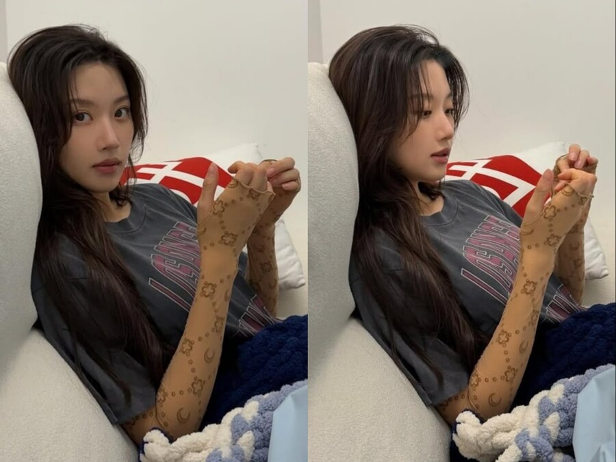 노란 수영복에 섹시한 몸매 어필하는 존예 처자