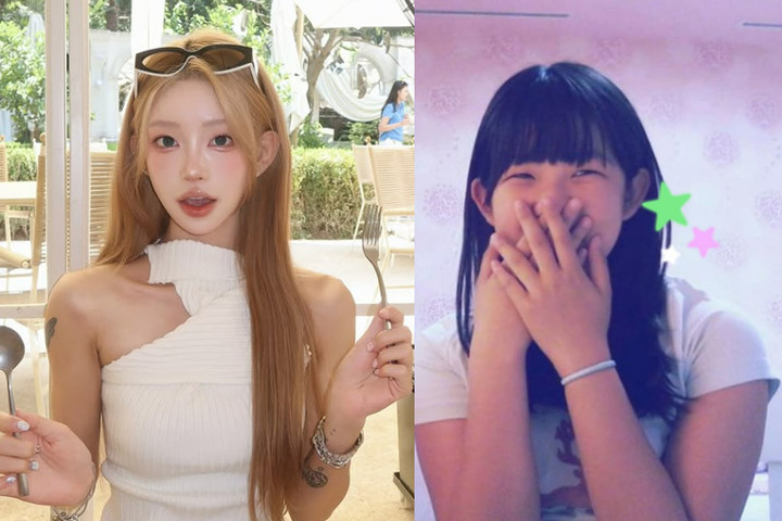 노란 수영복에 섹시한 몸매 어필하는 존예 처자