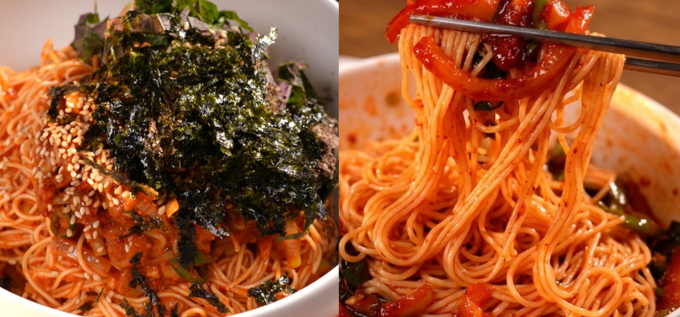 'Funstaurant' Jang Min-ho Salted Squid Mixed Noodles recipe