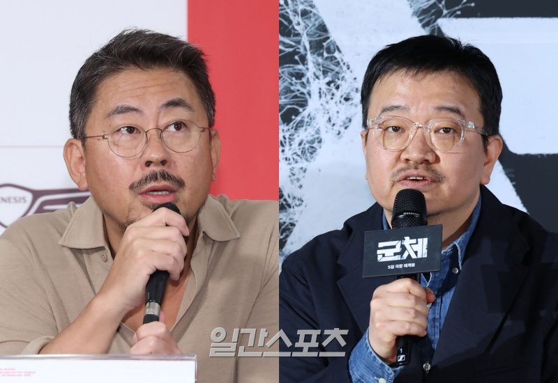 Director Na Hong-jin (left) and Director Yeon Sang-ho