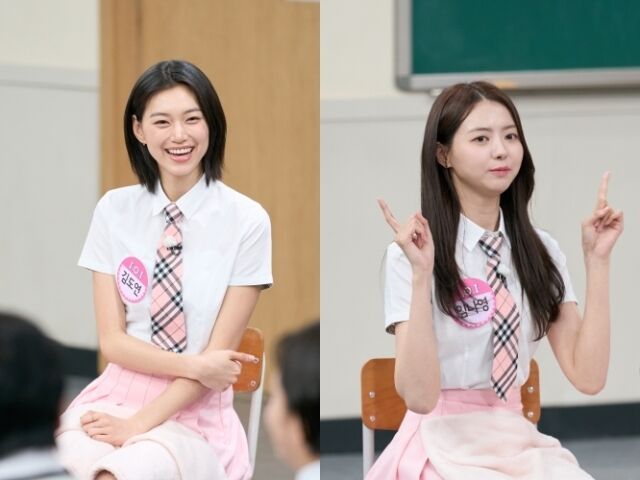 I.O.I Kim Do-yeon (left), Im Na-young / JTBC 'Knowing Bros'