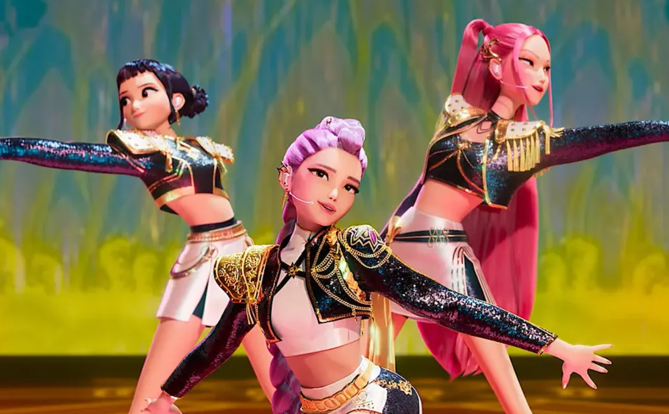 A performance scene of Huntress from 'K-Pop Demon Hunters'. Photo: Netflix
