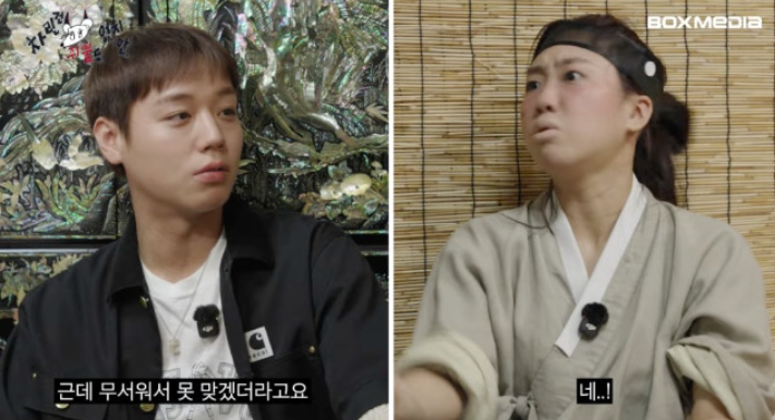노란 수영복에 섹시한 몸매 어필하는 존예 처자