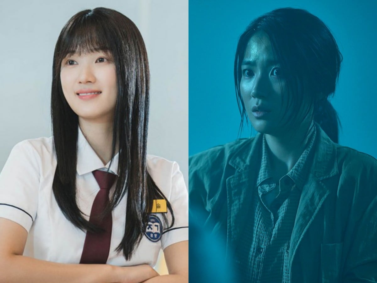 Kim Hye-yoon in 'Lovely Runner' versus Kim Hye-yoon in 'Salmokji'. The contrasting images catch the eye.