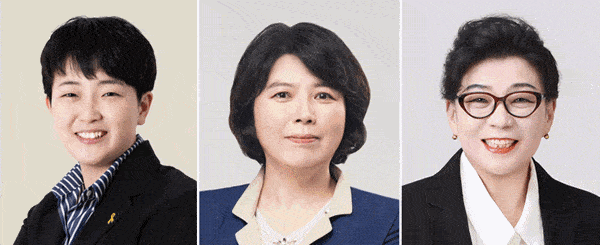 6·3 지방선거에 비례대표 후보로 이름을 올린 약사들.&nbsp; 왼쪽부터 정혜연·최은경·하정애 후보.