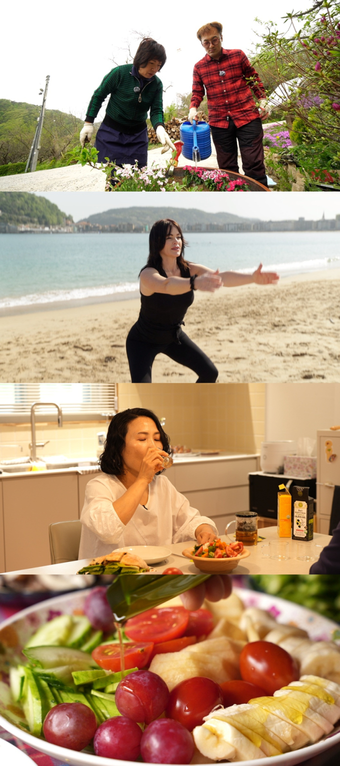 노란 수영복에 섹시한 몸매 어필하는 존예 처자