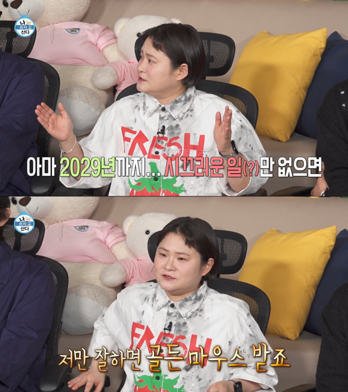 Kim Shin-young, who is expecting a Golden Mouse in 2029. /Photo=MBC 'I Live Alone' capture
