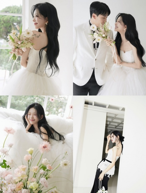노란 수영복에 섹시한 몸매 어필하는 존예 처자