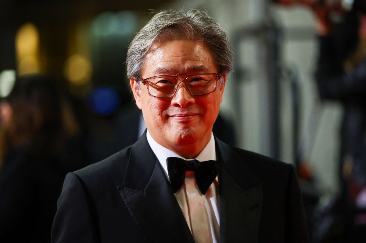 Director Park Chan-wook attending the screening of 'Swarm' at the Lumiere Theatre in Cannes, France, on the 16th (local time). Reuters Yonhap News