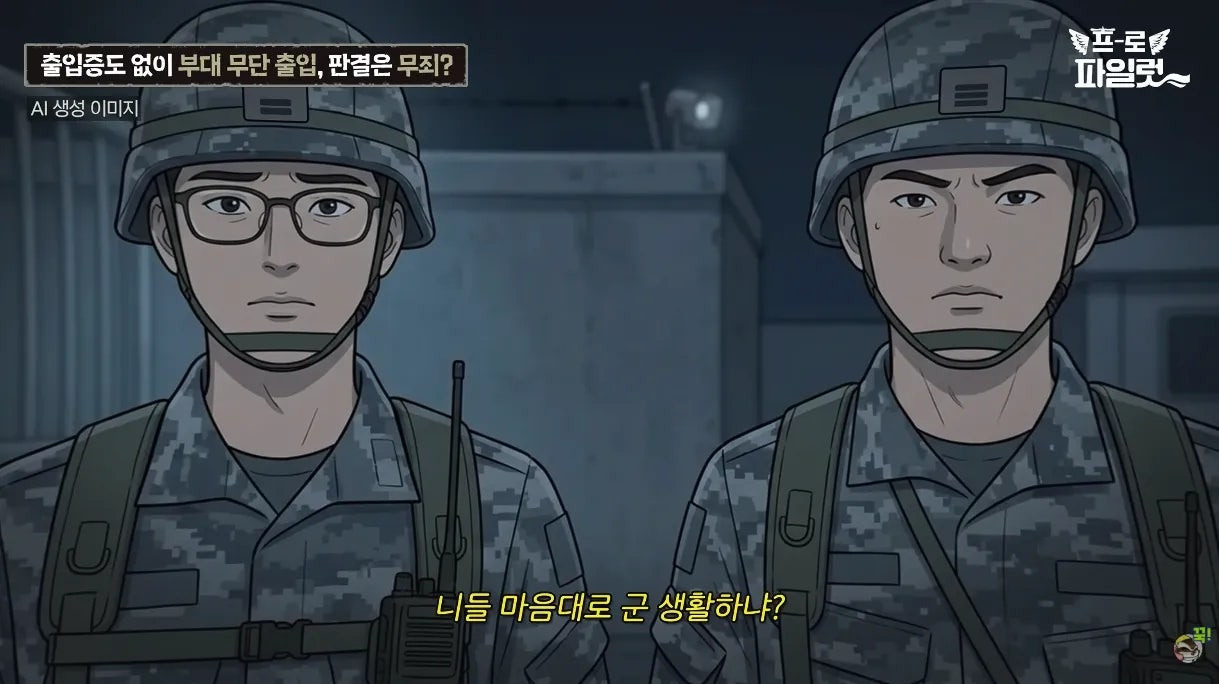 출입증 확인한다고 얼차려 준 간부.jpg | 인스티즈