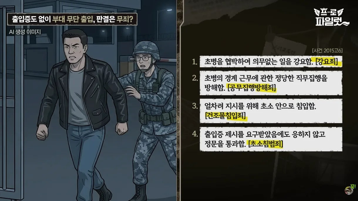 출입증 확인한다고 얼차려 준 간부.jpg | 인스티즈
