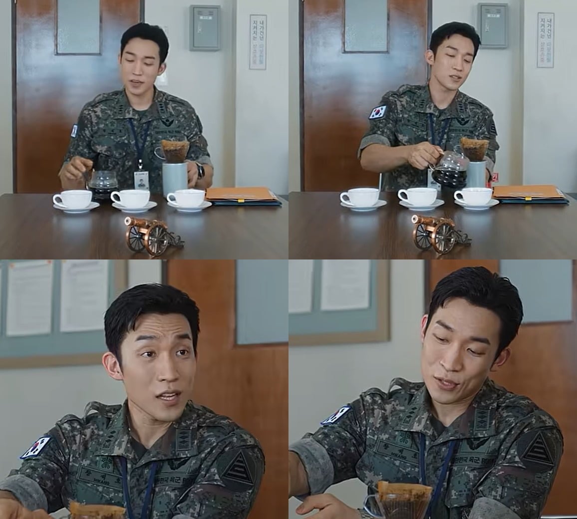 Gourmet Lee Sang-yi, Realist Son Suk-ku, and True Soldier Oh Dae-hwan: The "Modern Company Commanders" Perfecting K-Military Dramas 2 배우 이상이가 '취사병 전설이 되다'에 특별 출연으로 재미를 더했다. / 사진='취사병 전설이 되다' 영상 캡처