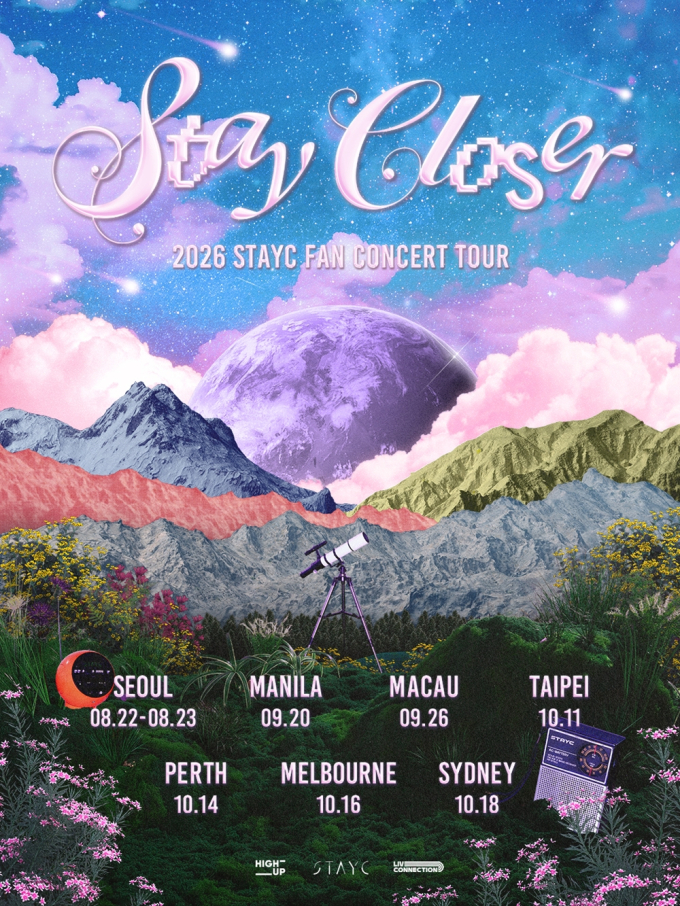 STAYC Announces 2026 Fan-Concert Tour 'STAY CLOSER' STAYC Announces 2026 Fan-Concert Tour 'STAY CLOSER'