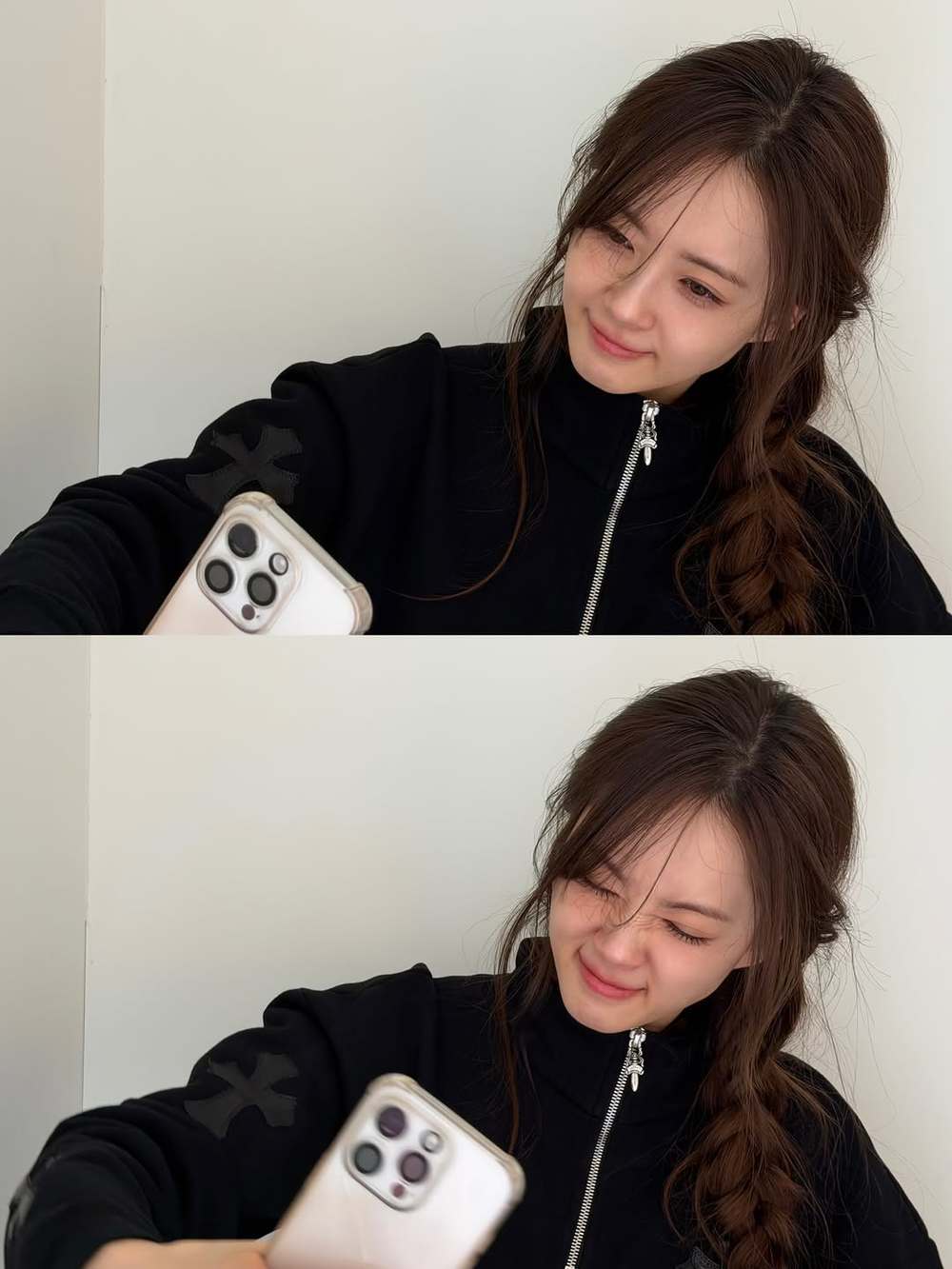 Go Ara Shows Off Her Natural Beauty: "My Hidden Double Eyelids Are Back!" 3 Go Ara's social media